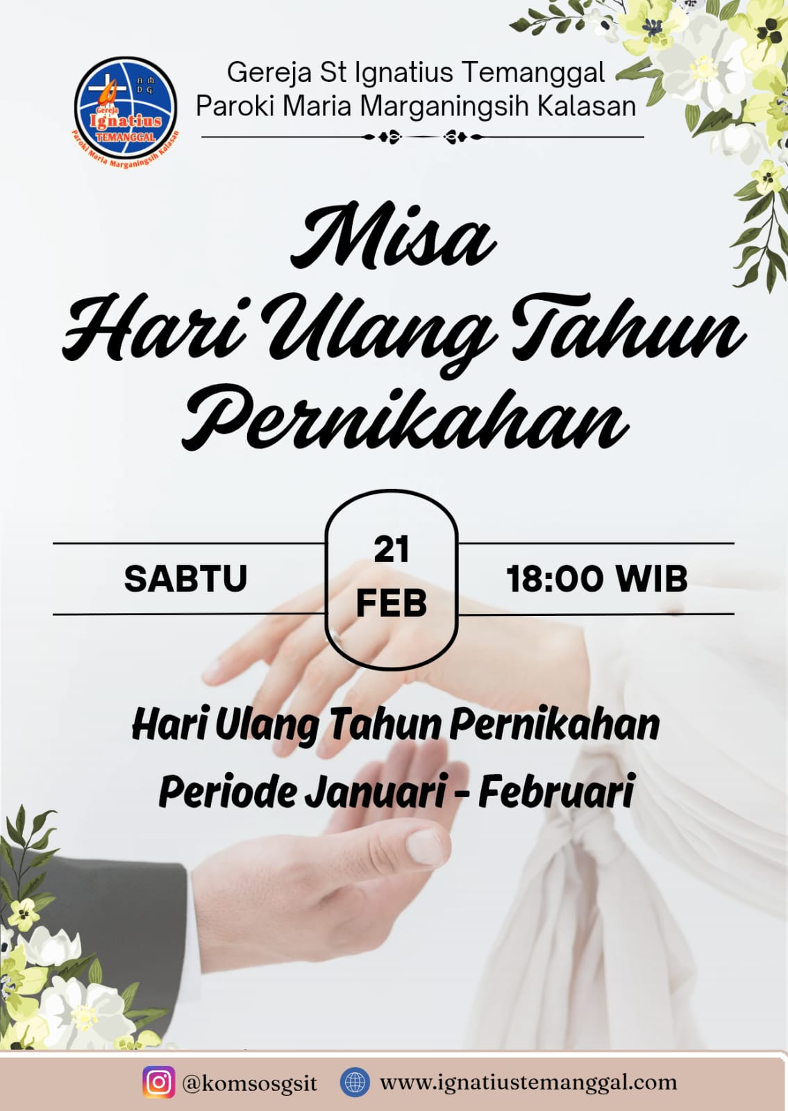 Misa Hari Ulang Tahun Pernikahan